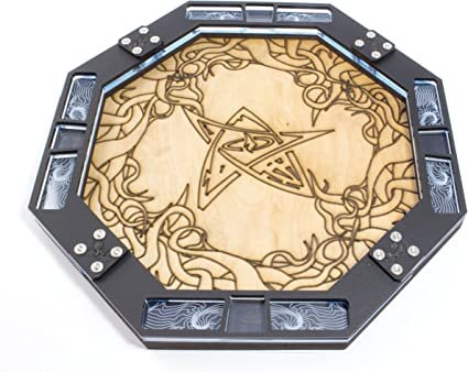 c4labs octagon wood dnd dice tray